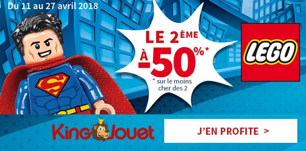 Chez King Jouet : le 2ème set LEGO Super Heroes Marvel ou DC Comics à -50%