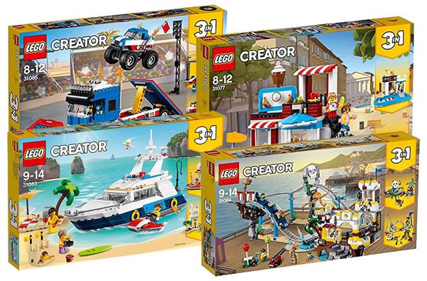 Nouveautés LEGO Creator du second semestre 2018 : premiers visuels