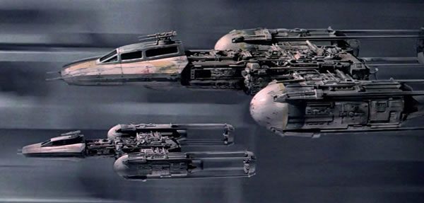 y wing star wars movie