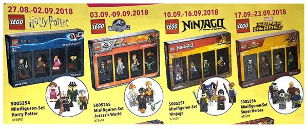 Bricktober chez Toys R Us : Quatre packs de minifigs en édition limitée