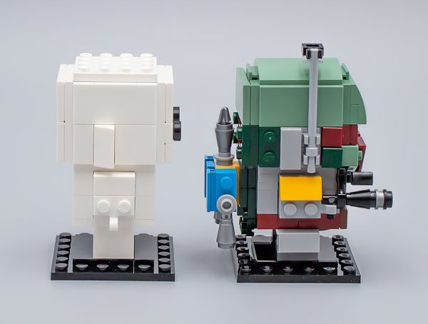 LEGO BrickHeadz 41627 Luke Skywalker & Yoda, 41628 Princess Leia et 41629 Boba Fett