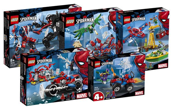 Nouveautés LEGO Marvel Spider-Man 2019 : quelques visuels officiels