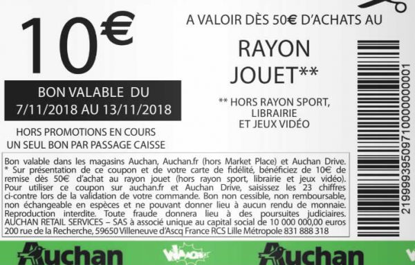 bon achat achan rayon jouet