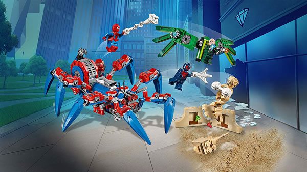 Nouveautés LEGO Marvel Spider-Man 2019 : encore plus de visuels officiels