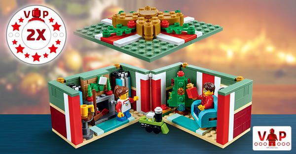 Sur le Shop LEGO : Points VIP doublés et set 40292 Christmas Gift offert