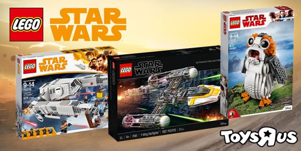 Chez Toys R Us : -50% Le 2ème set LEGO Star Wars