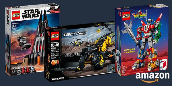 Chez Amazon : 20% de réduction sur une sélection de sets LEGO