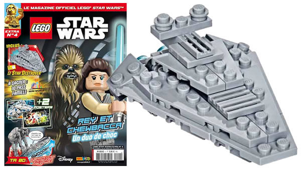 Magazine LEGO Star Wars EXTRA : Un Star Destroyer avec le N°4