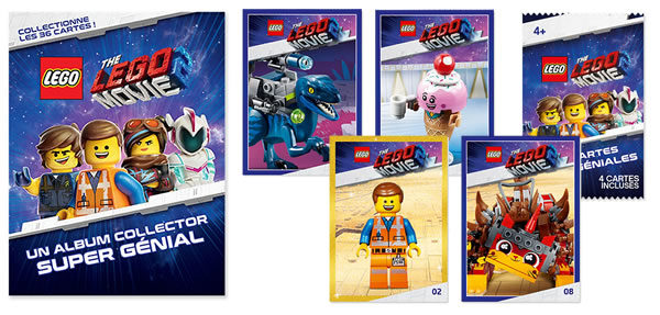 Sur le Shop LEGO : cartes à collectionner et album collector The LEGO Movie 2 offerts