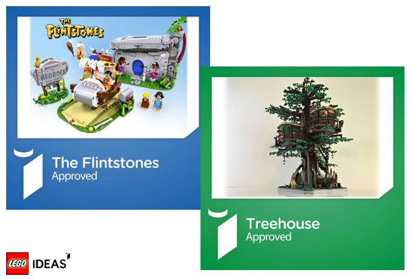 lego ideas 21361 flintstones 21317 treehouse