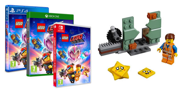 Chez Micromania : le polybag The LEGO Movie 2 30620 Star-Stuck Emmet offert avec le jeu vidéo