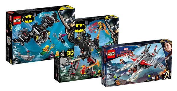 Sur le Shop LEGO : Les nouveautés DC Comics et Marvel sont disponibles