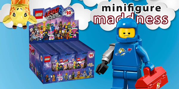 Chez Minifigure Maddness : La boite de 60 sachets de minifigs The LEGO Movie 2 en précommande