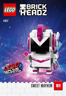 41637 sweet mayhem brickheads lego movie 2019