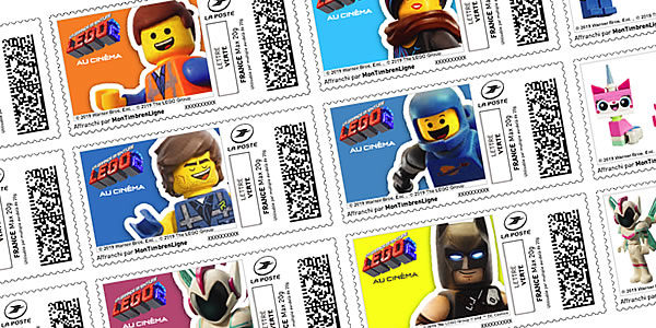 Avec La Poste : Imprimez vos timbres The LEGO Movie 2