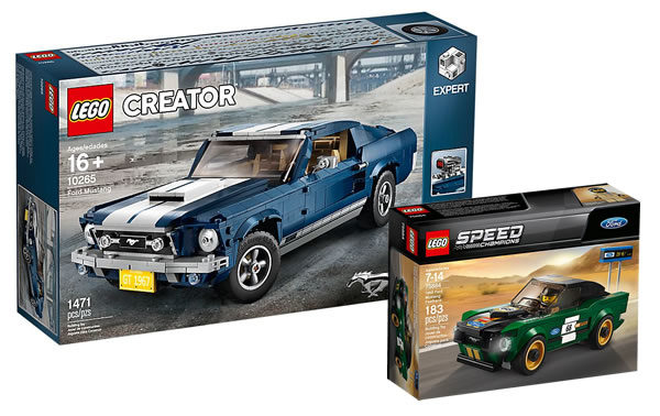 Sur le Shop LEGO : le set 75884 Ford Mustang Fastback 1968 offert pour l'achat de l'autre Ford Mustang