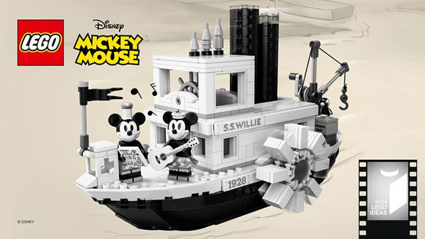 LEGO IDEAS 21317 Steamboat Willie