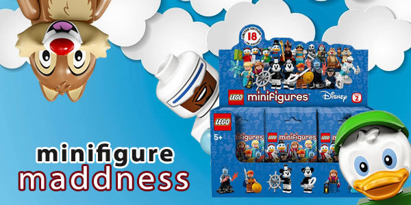 Chez Minifigure Maddness : La boite de 60 sachets LEGO Disney série 2 à nouveau disponible