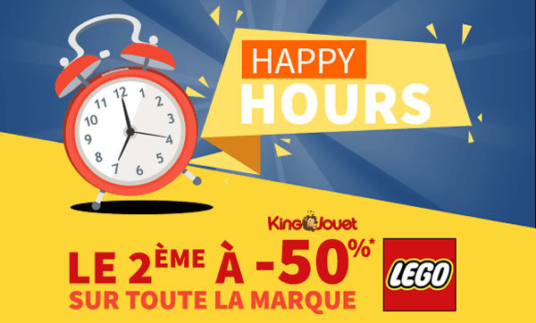 Chez King Jouet : -50% sur le 2ème produit LEGO acheté