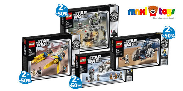 Chez Maxi Toys : -50% sur le 2ème produit LEGO Star Wars