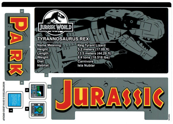 75936 Jurassic Park T.rex Rampage