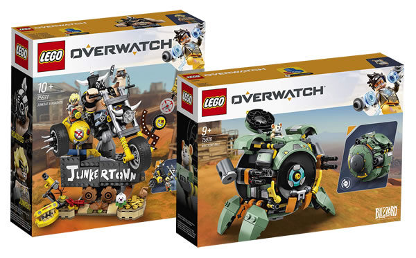 LEGO Overwatch 75976 Wrecking Ball & 75977 Junkrat & Roadhog