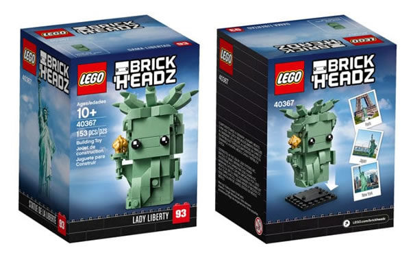 40367 lego lady liberty brickheadz