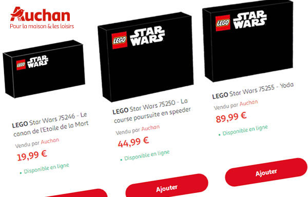 new lego starwars 2019 auchan september 1