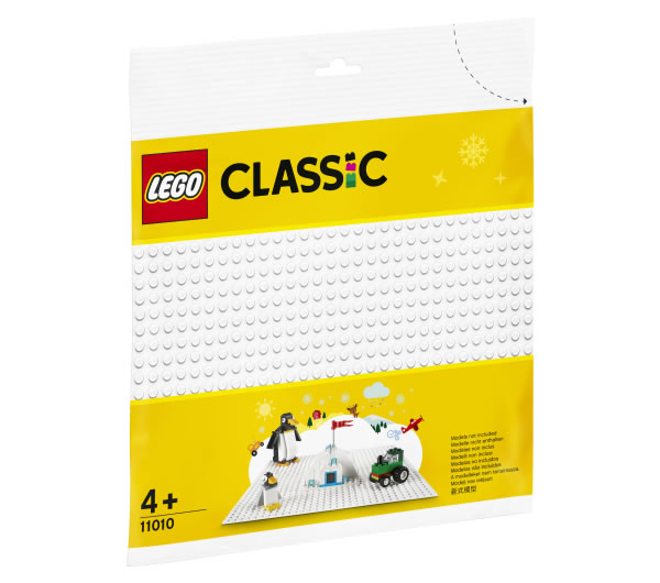 11010 LEGO CLassic White Baseplate