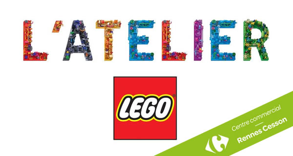 Centre commercial Rennes Cesson : Un Atelier LEGO ouvre ses portes fin novembre