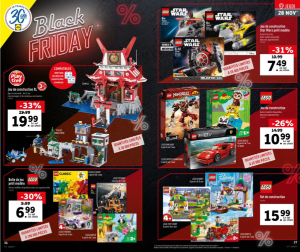 Black Friday 2019 : il y aura du LEGO aussi chez LIDL