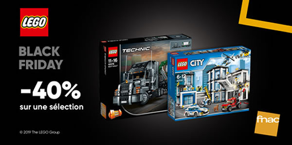 Sur FNAC.com : 40% de réduction sur une sélection de sets LEGO