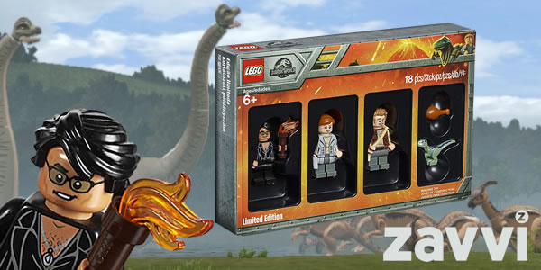 Chez ZAVVI : Le pack de minifigs 5005255 Jurassic World offert