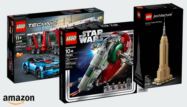 Chez Amazon : jusqu'à -25% (et plus) sur une sélection de sets LEGO