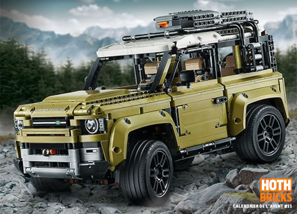 Calendrier de l'Avent #11 : Un set LEGO Technic 42110 Land Rover Defender à gagner !