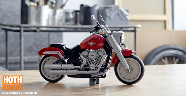 Calendrier de l'Avent #7 : Un set LEGO Creator Expert 10269 Harley-Davidson Fat Boy à gagner !