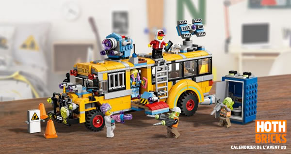 Calendrier de l'Avent #3 : Un set LEGO Hidden Side 70423 Paranormal Intercept Bus 3000 à gagner !