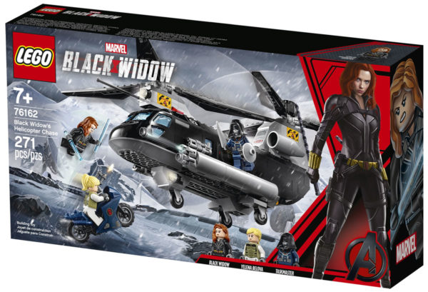 76162 Black Widow's Helicopter Chase