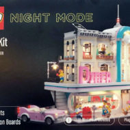 lego light kit night mode downtown diner