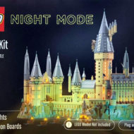 lego light kit night mode hogwarts castle