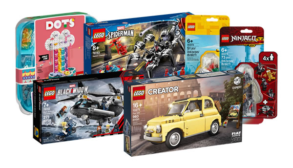 nouveautes lego mars 2020 marvel creator dots minions 1