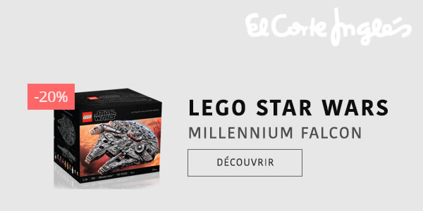 Chez El Corte Inglés : 20% de réduction sur une grosse sélection de produits LEGO