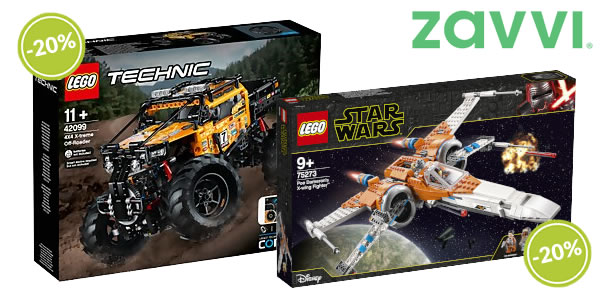 Chez ZAVVI : 20% de réduction immédiate sur une sélection de sets LEGO