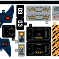 76162 lego marvel black widow helicopter chase sticker sheet