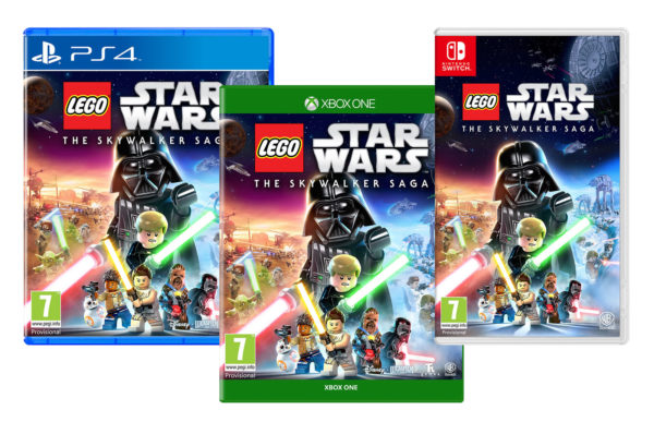 lego starwars skywalker saga video game covers ps4 xbox switch