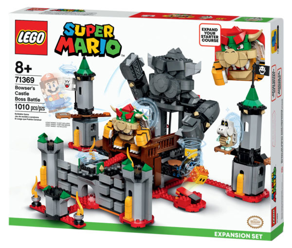 71369 lego super mario bowser castle boss battle expansion set