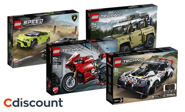 LEGO Car Festival chez Cdiscount : 20% de réduction immédiate sur une sélection de sets