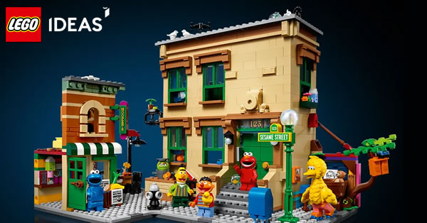 LEGO IDEAS 21324 123 Sesame Street