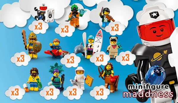 LEGO 71029 Collectible Minifigure Series : 3 séries complètes par boite ?