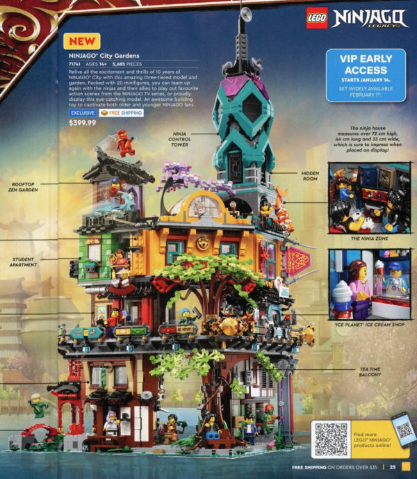 LEGO 71741 Ninjago City Gardens